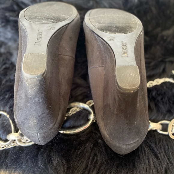 Dexter Wedge Faux Suede 9W - Picture 2 of 4